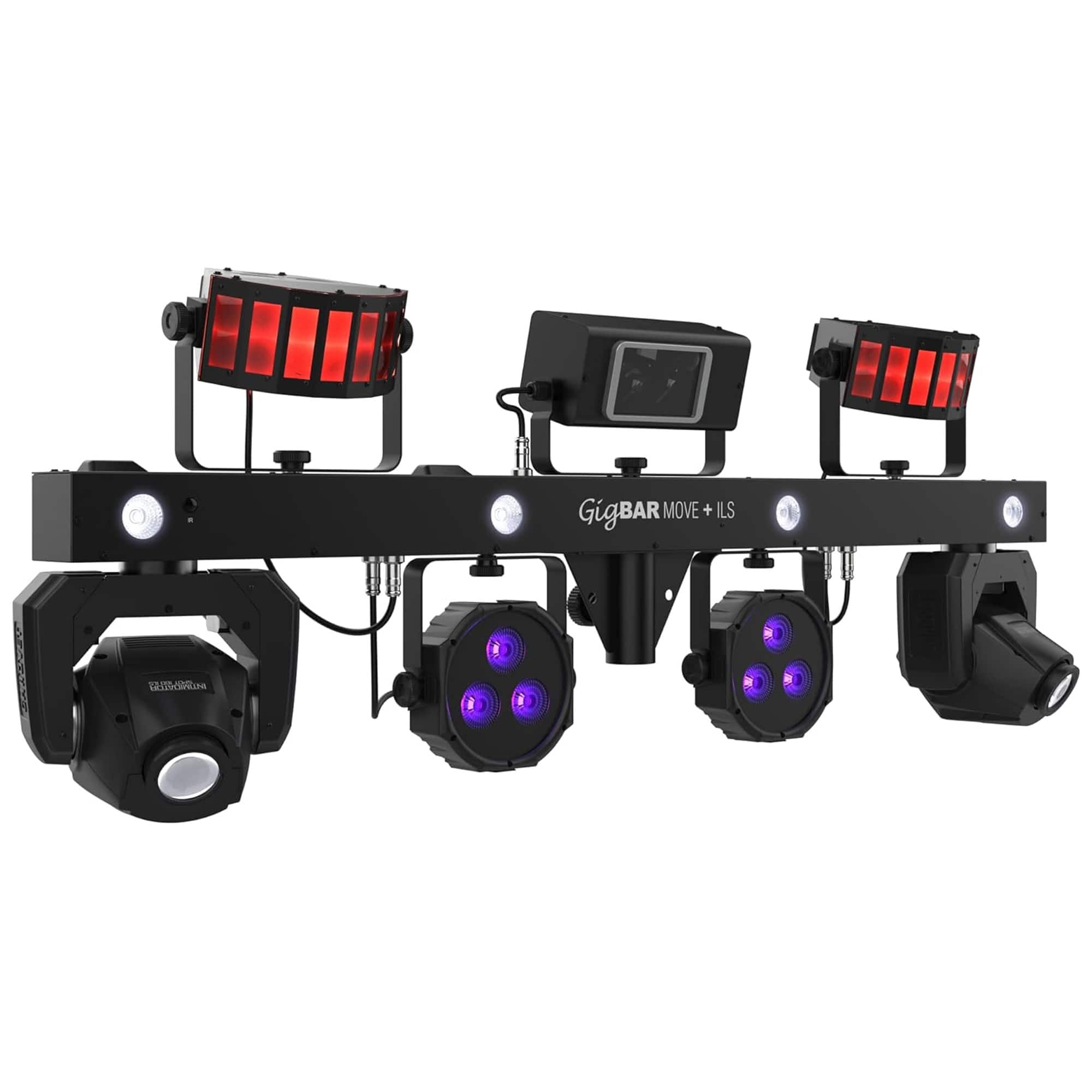 CHAUVET DJ - 5-in-1 LED Lighting System on Single Bar Compatible with ILS - Black