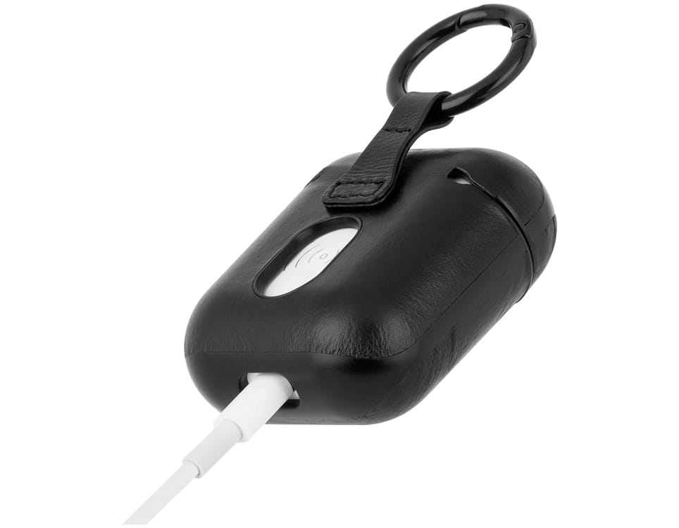 Left. Case-Mate - Case-Mate Hook UPS Case and Neck Strap AirPods Black - Black.
