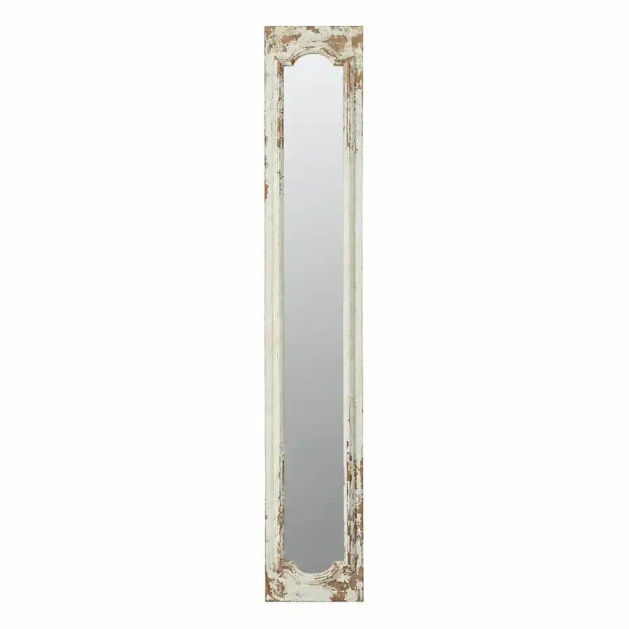 Space Frame 3 Model RYHNUYNE Distressed Arched Floor Mirror, 11.8 x 1.6 x 69.3 in, Wood ...