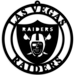 Fan Creations - Las Vegas Raiders 16'' Team Logo Cutout - Black