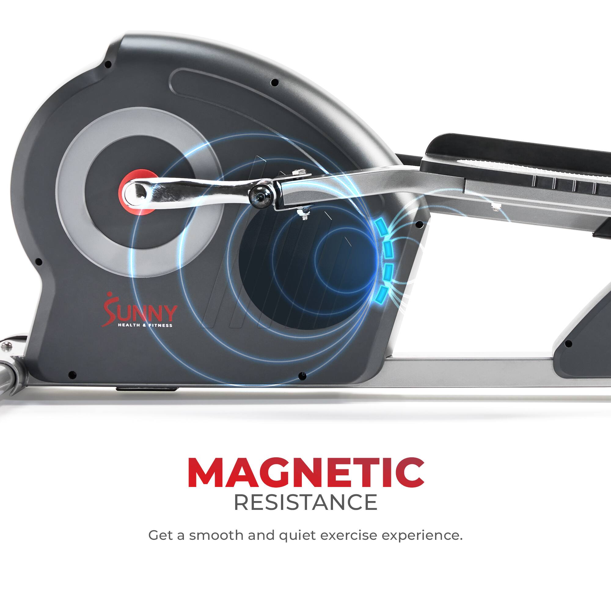 SUNNY HEALTH & WITNESS MAGNETIC RESISTANCE Get a smooth and quiet exercise experience.