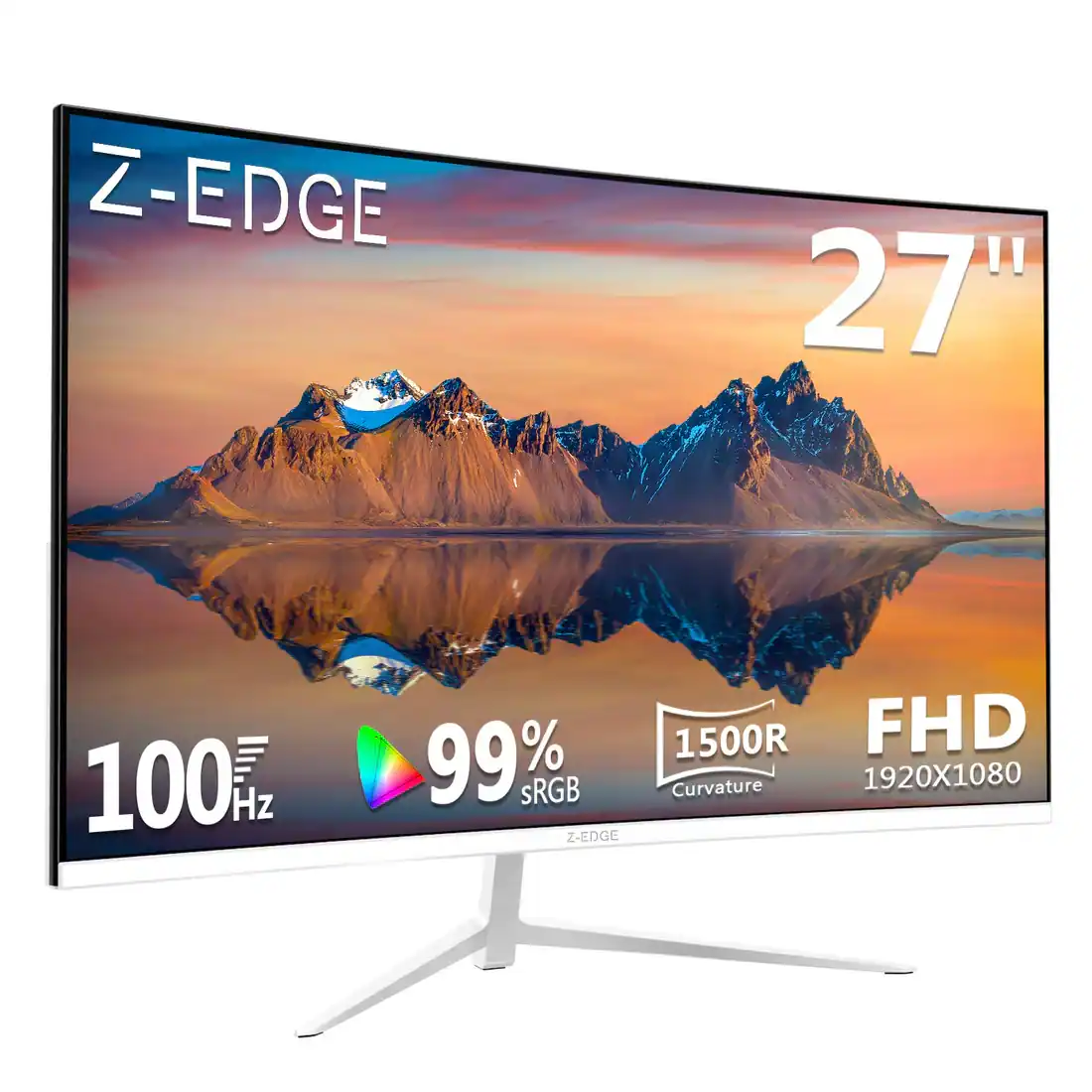 Z-EDGE 27" 100 Hz 99% sRGB 1500R Curvature FHD 1920X1080
