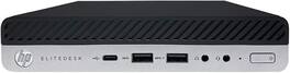 HP - Refurbished Excellent - EliteDesk 800G4 Mini i7-8700T 16GB 512GB SSD Windows 11 Pro - Black