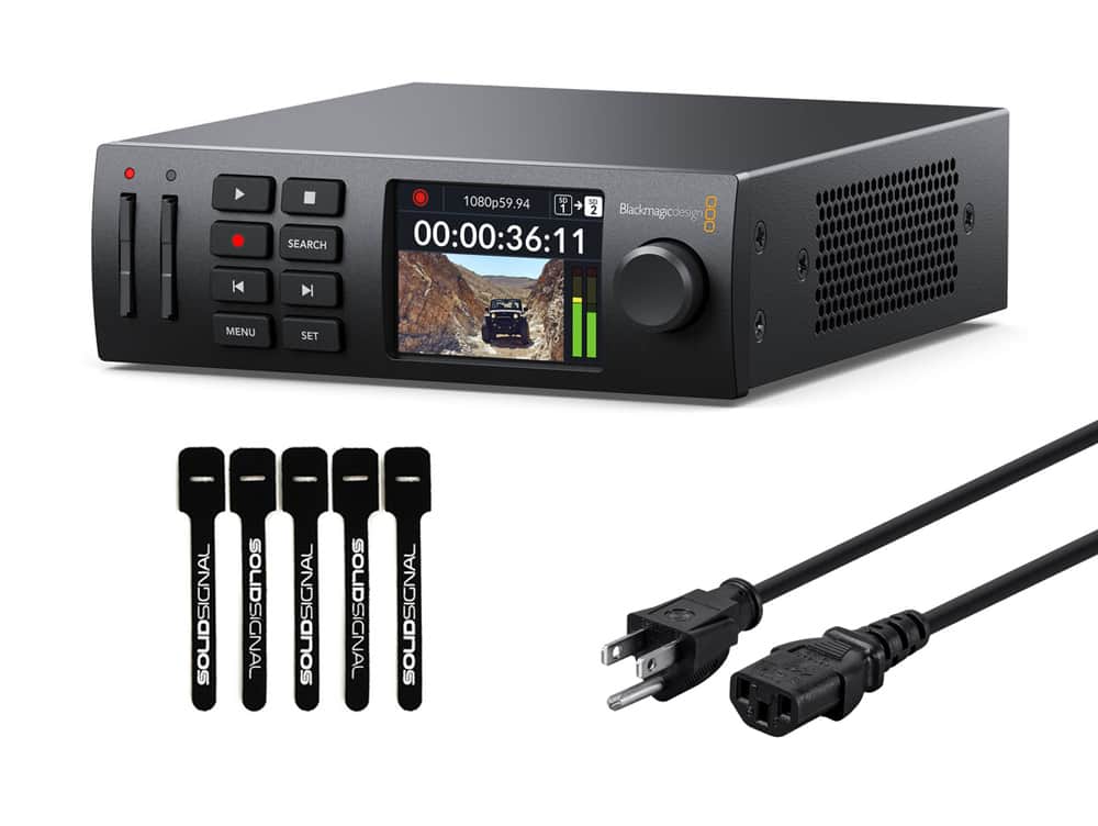Blackmagic Design - HyperDeck Studio HD Mini Recorder Bundle