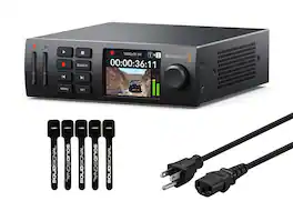 Blackmagic Design - HyperDeck Studio HD Mini Recorder Bundle