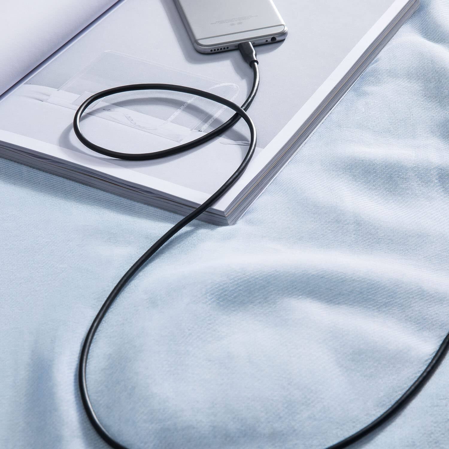 Alt View 5. Anker - Anker Powerline II Lightning Cable - Black.