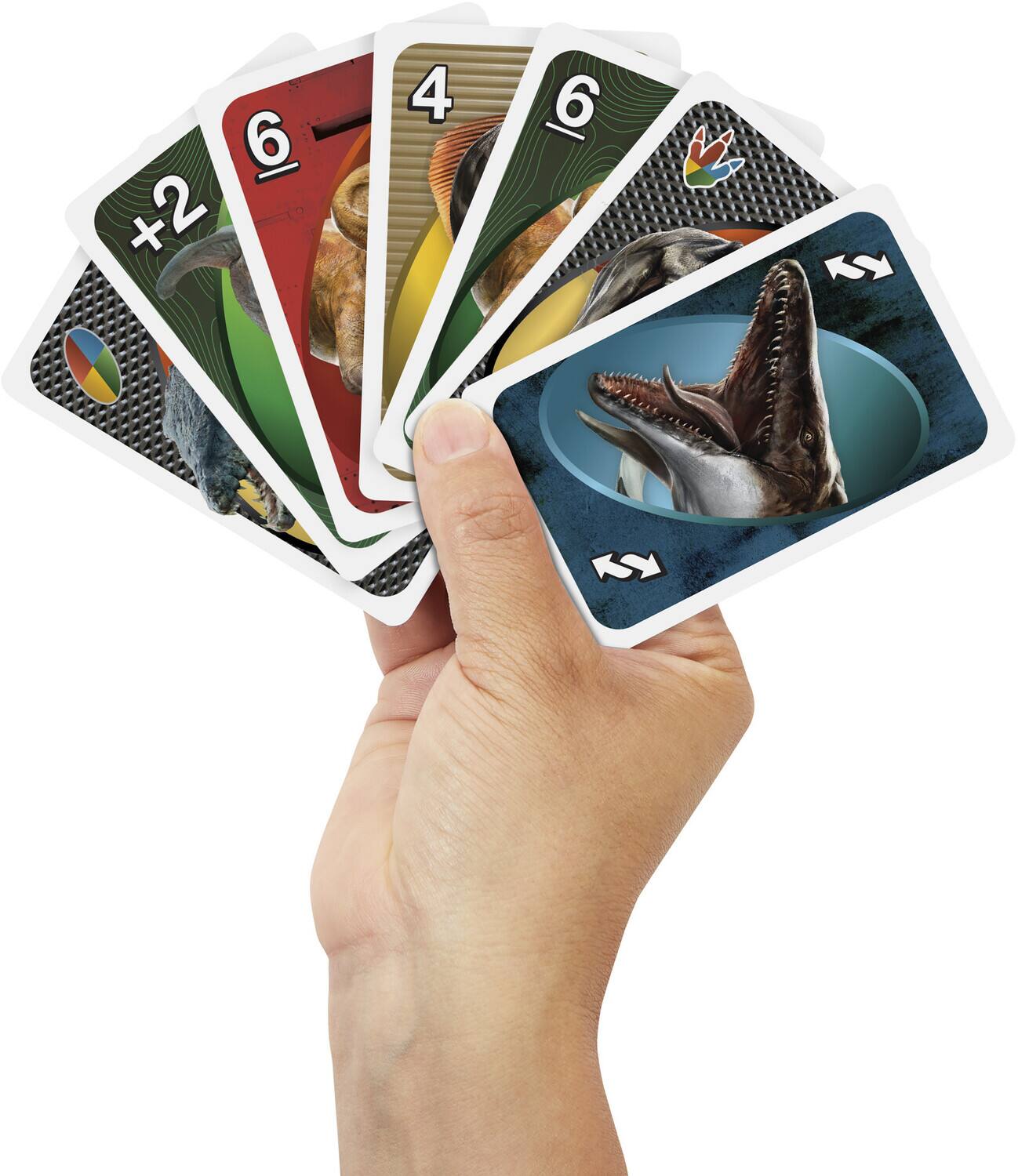 Alt View 3. Mattel - Mattel Games - UNO: Jurassic World: Rebirth Edition   - COLLECTIBLES - Multicolor.