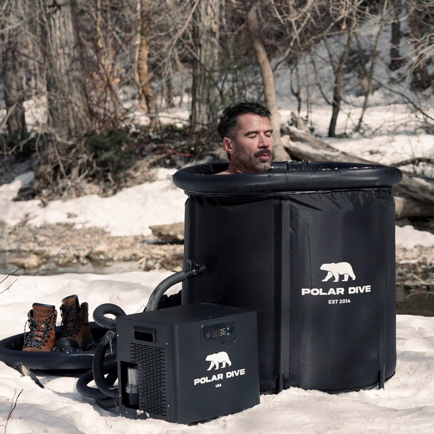 POLAR DIVE USA - 619 Portable Ice Bath Tub - Black price history on PriceWatchPro