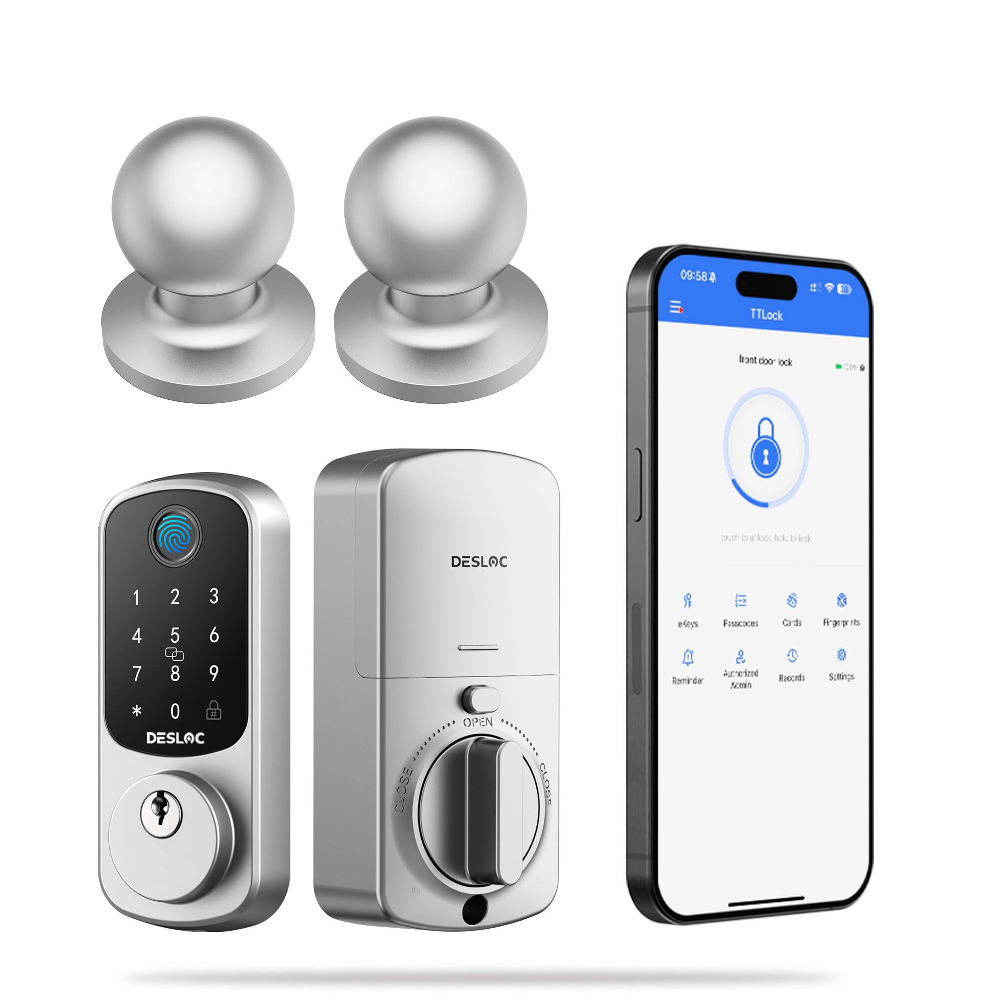 Silver - Knob