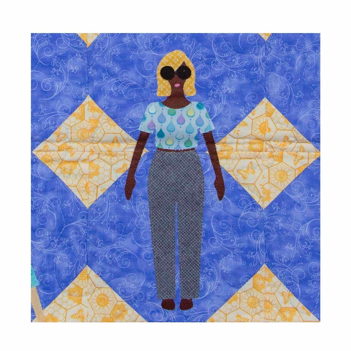 Alt View 2. AccuQuilt - Accuquilt GO! Full Blown Tulip-8" Finished Die with Mat - Multicolor.