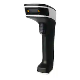 ScanAvenger - SA8800 Wireless 1D/2D Barcode Scanner - Bluetooth, Rechargeable Handheld QR Scanner - Black, Blue and White