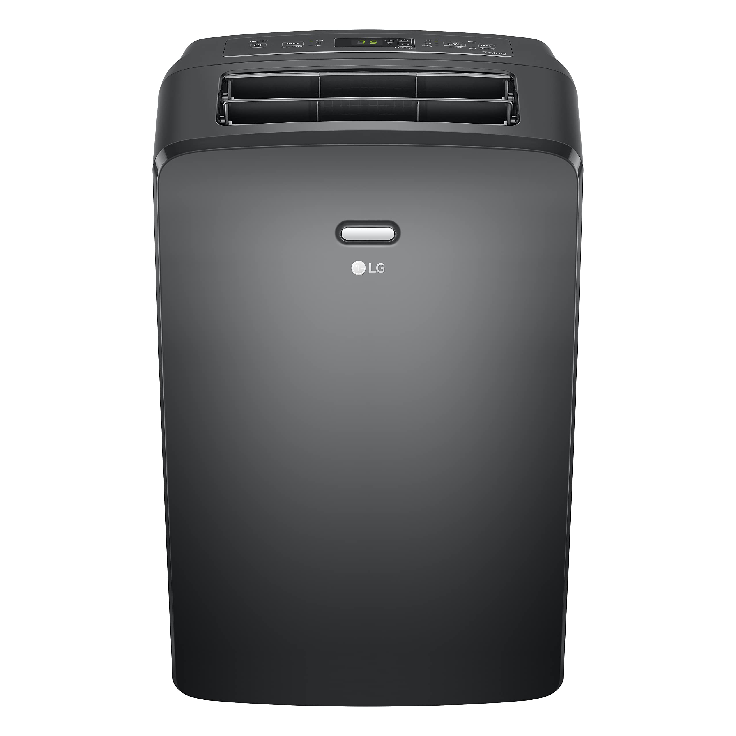 Front. LG - LG 8,000 BTU DOE SMART WI-FI PORTABLE AC 13,000 BTU ASHRAE LP0823GSSM - GRAY.