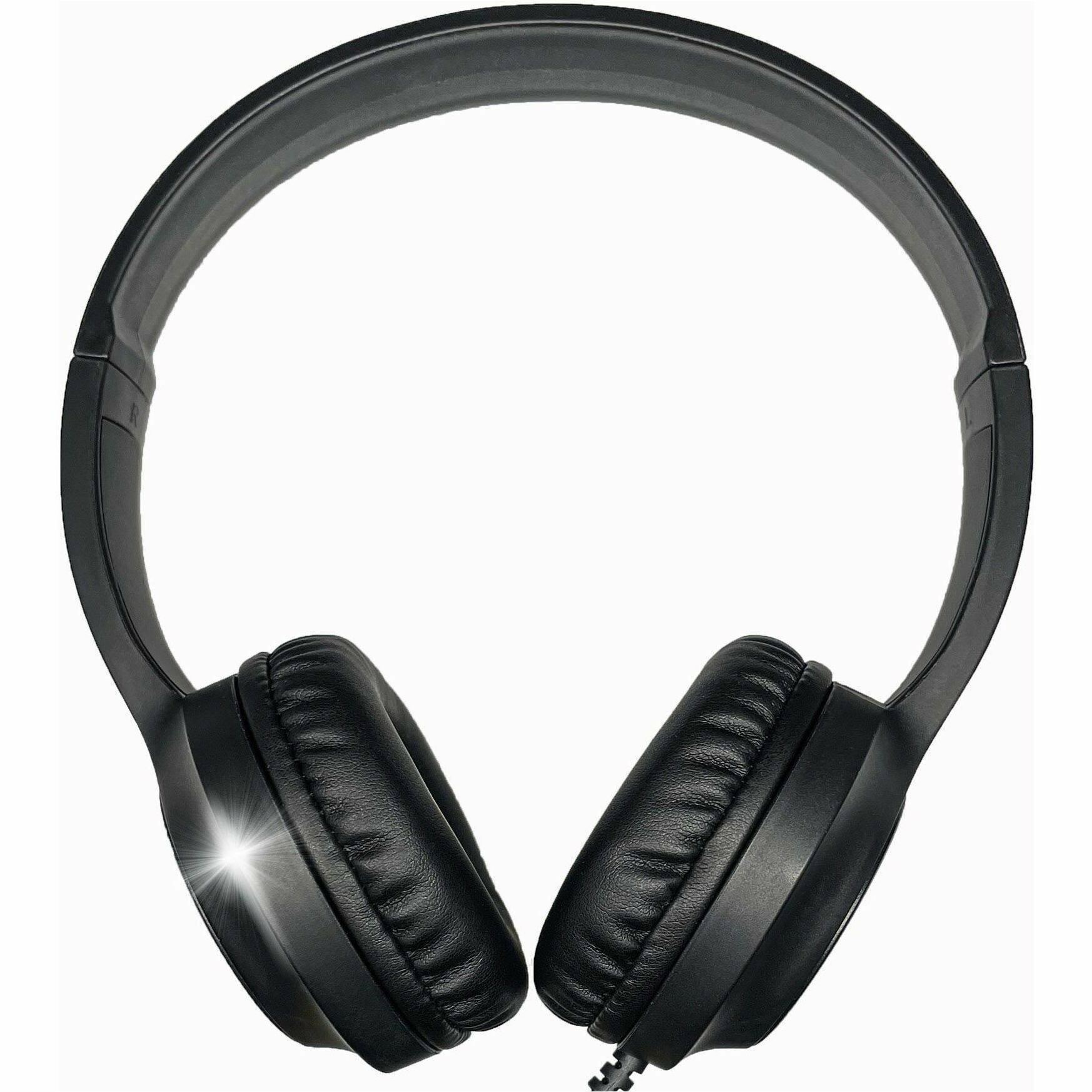 Alt View 3. Maxell - Maxell Bass 13 Headphones - Stereo - Wired - Over-the-head, On-ear - Binaural - Circumaural - 6 ft Cable - Black - Black.