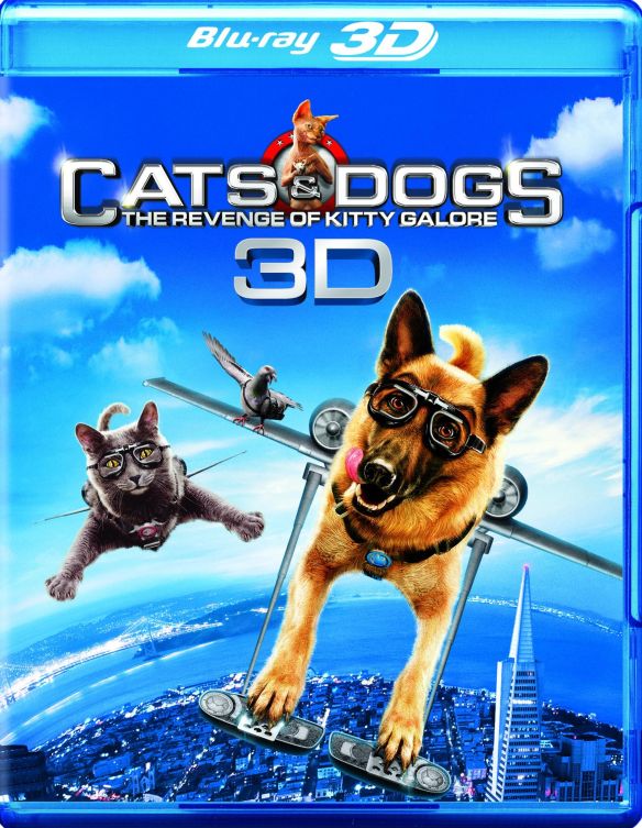  Cats &amp; Dogs: The Revenge of Kitty Galore [3D] [Blu-ray] [Blu-ray/Blu-ray 3D] [2010]
