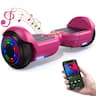 Hover Heart - Hoverboard 6.5 In. Listed Two-Wheel Self Balancing Electric Scooter with LED Light - Pink
