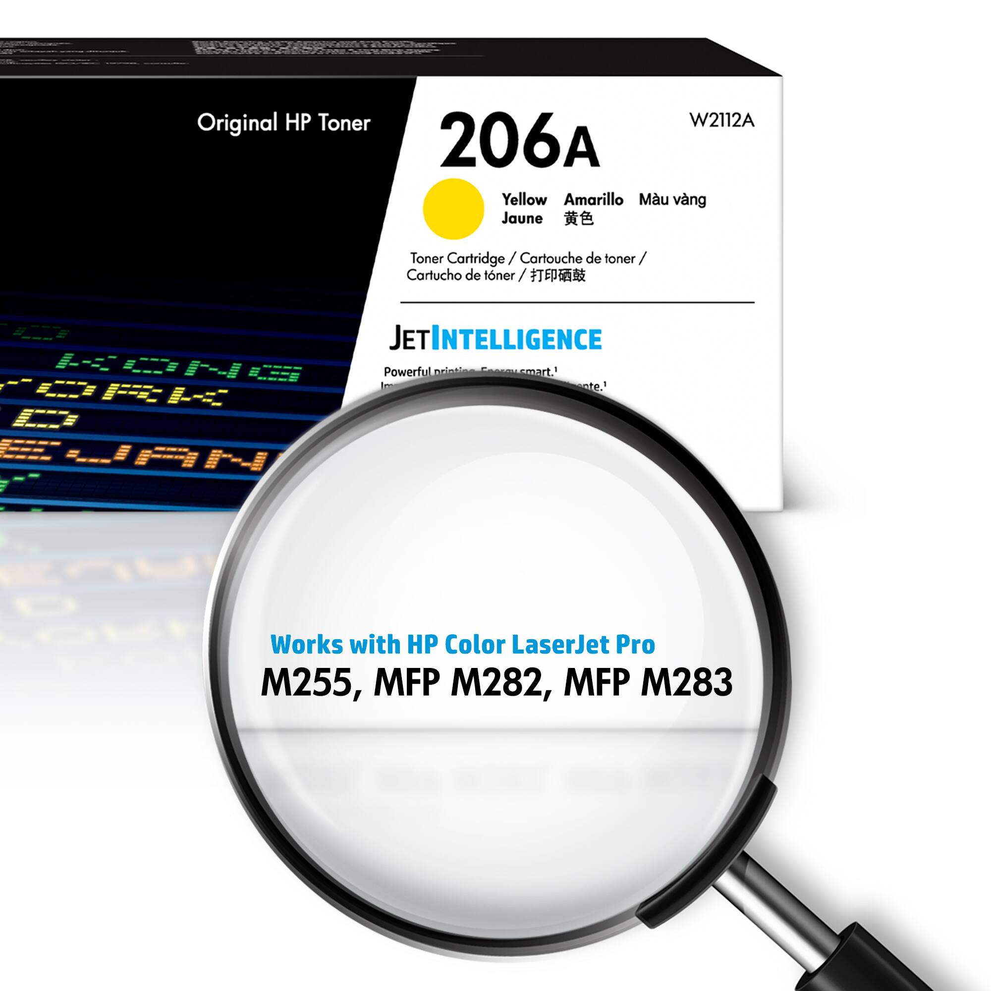 Alt View 12. HP - 206A Standard Capacity Toner Cartridge - Yellow.