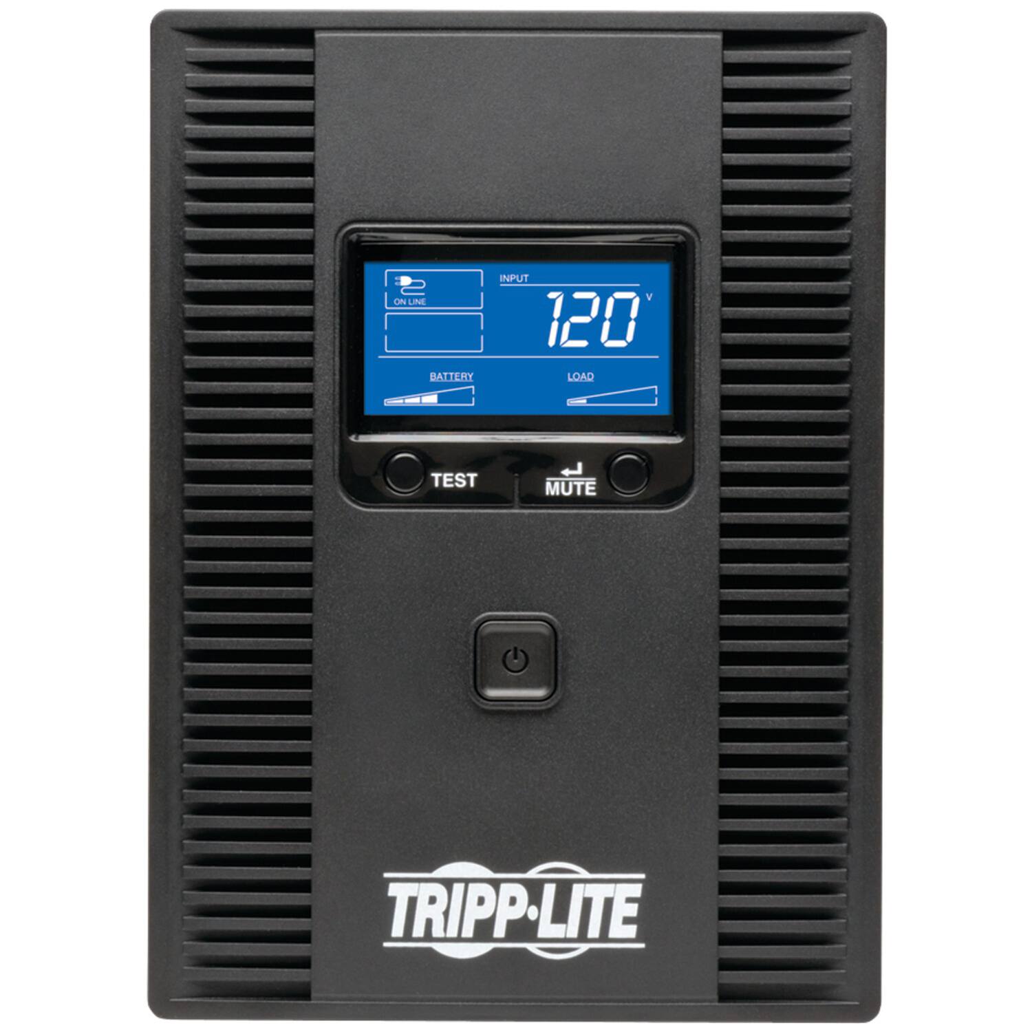 LINE BATTERY INPUT  
a 120 LOAD TEST  
MUTE  
TRIPP-LITE