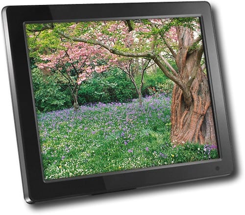Angle Standard. Aluratek - 12" LCD Digital Photo Frame.