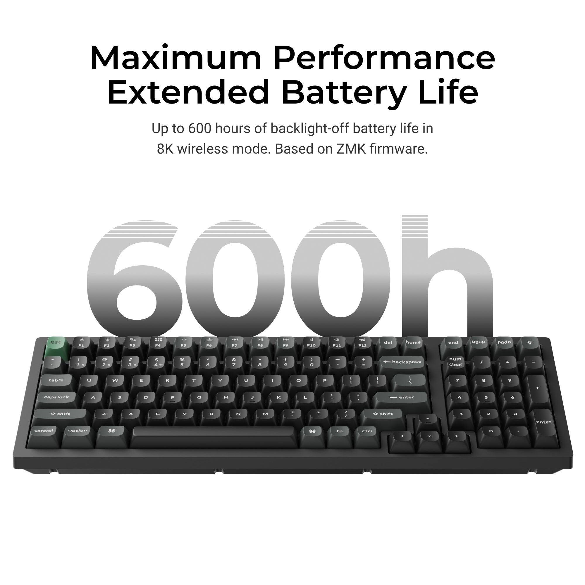 Keychron K10 Ultra 8K Full Size Wireless RGB Mechanical Keyboard with ...
