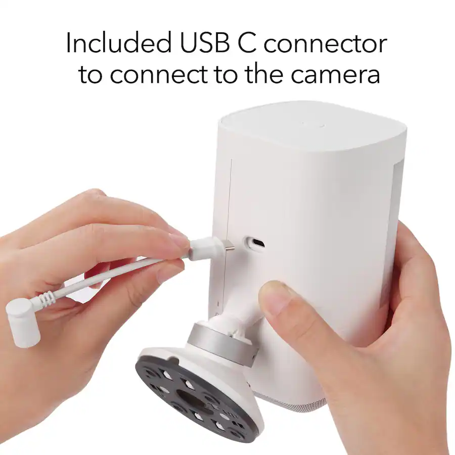 Wasserstein Solar Panel for Ring Spotlight Cam/Plus/Pro, Battery