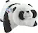 Angle Standard. As Seen On TV - Pillow Pets Panda - Black/White.