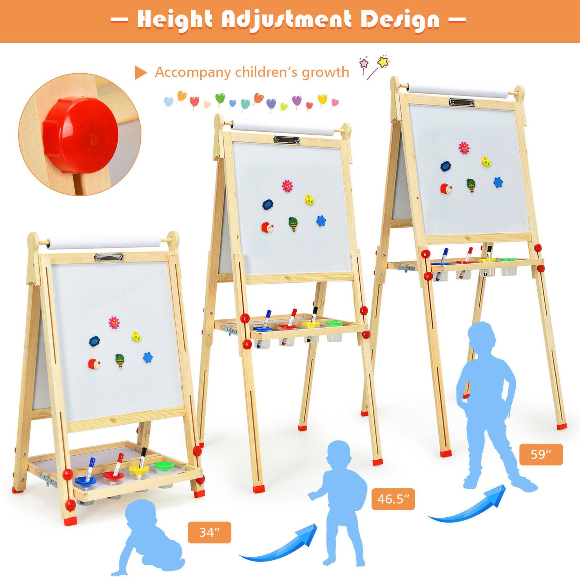 Height Adjustment Design  
Accompany children's growth  
34"  
46.5"  
59"