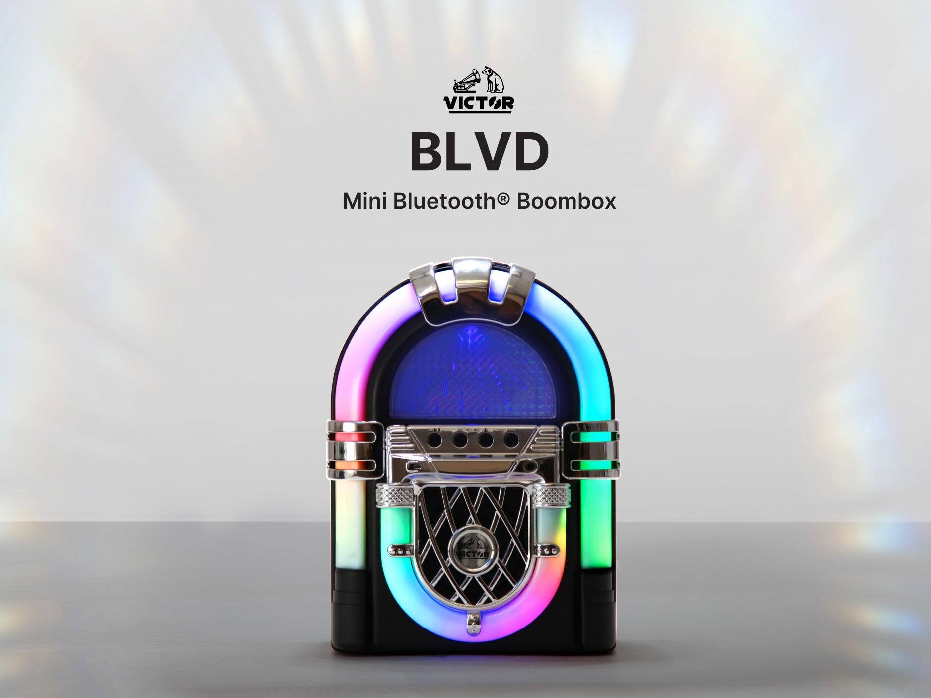 VICTOR BLVD  
Mini Bluetooth® Boombox