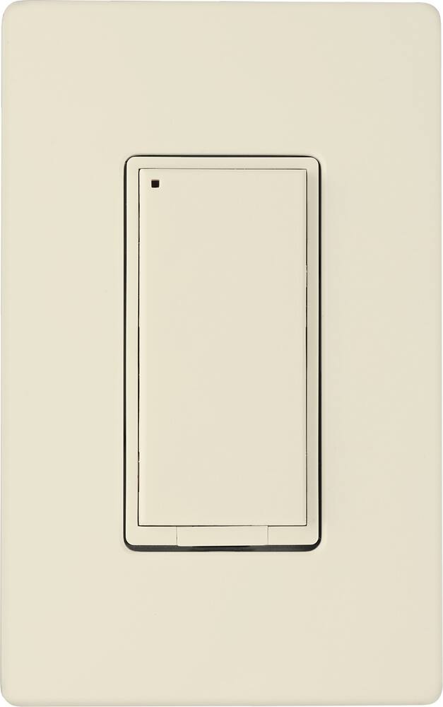 Front. Griffin - In-Wall On/Off Switch - Light Almond.