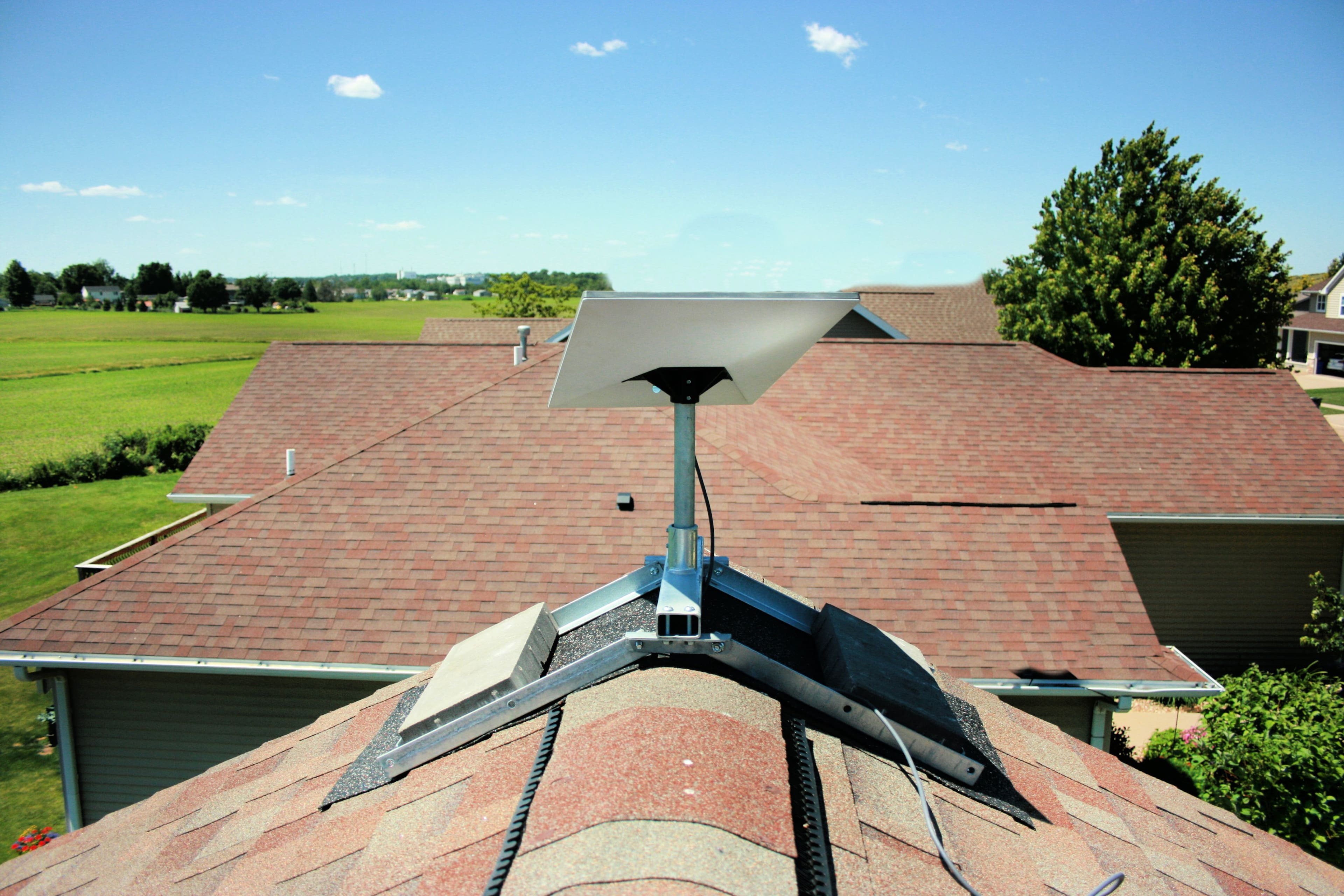 Alt View 13. Baird Mounts - Starlink Non Penetrating Roof Mount - Galvanized Steel.