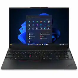 Lenovo - ThinkPad E16 Gen 3 21SR0035US 16" Notebook - WUXGA - 60 Hz - Intel Core Ultra 5 225U - 16 GB - 256 GB SSD - Black