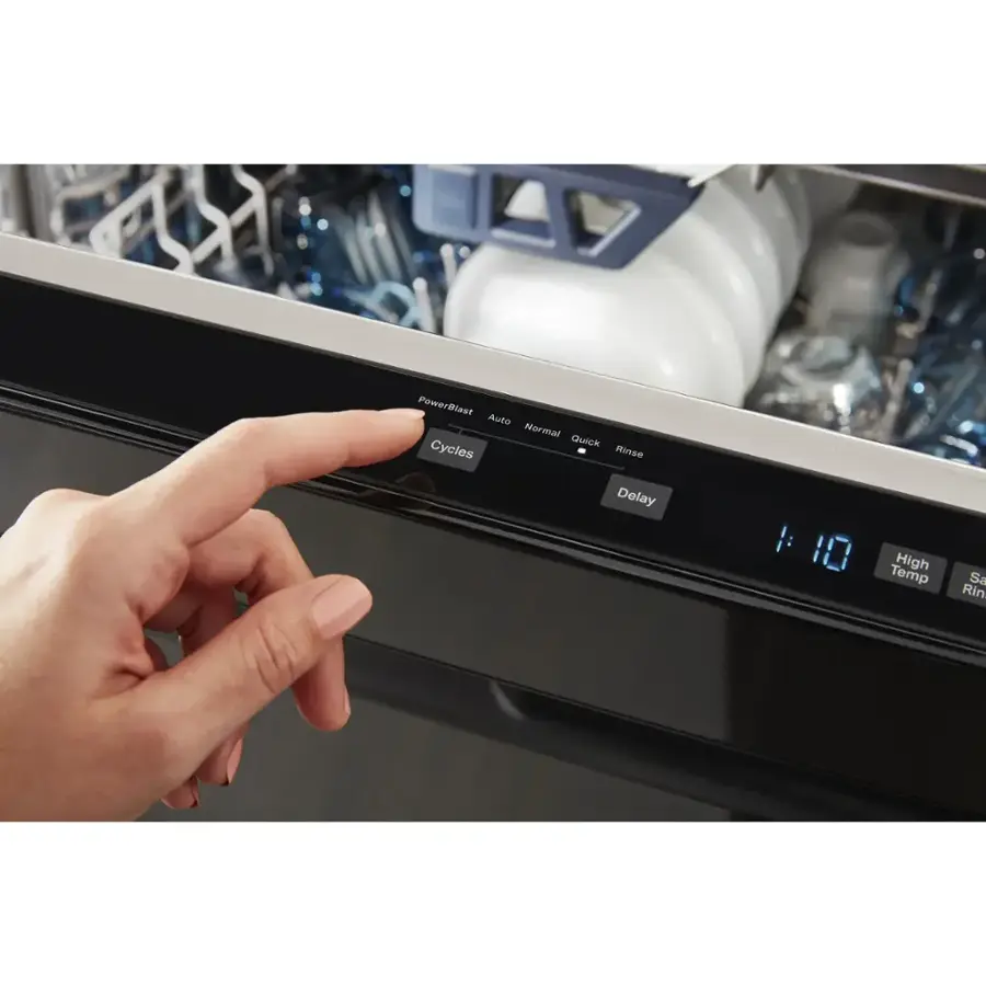 PowerBlast, Auto, Normal, Quick, Cycles, Rinse Delay, High Temp, Safe, Rinse
