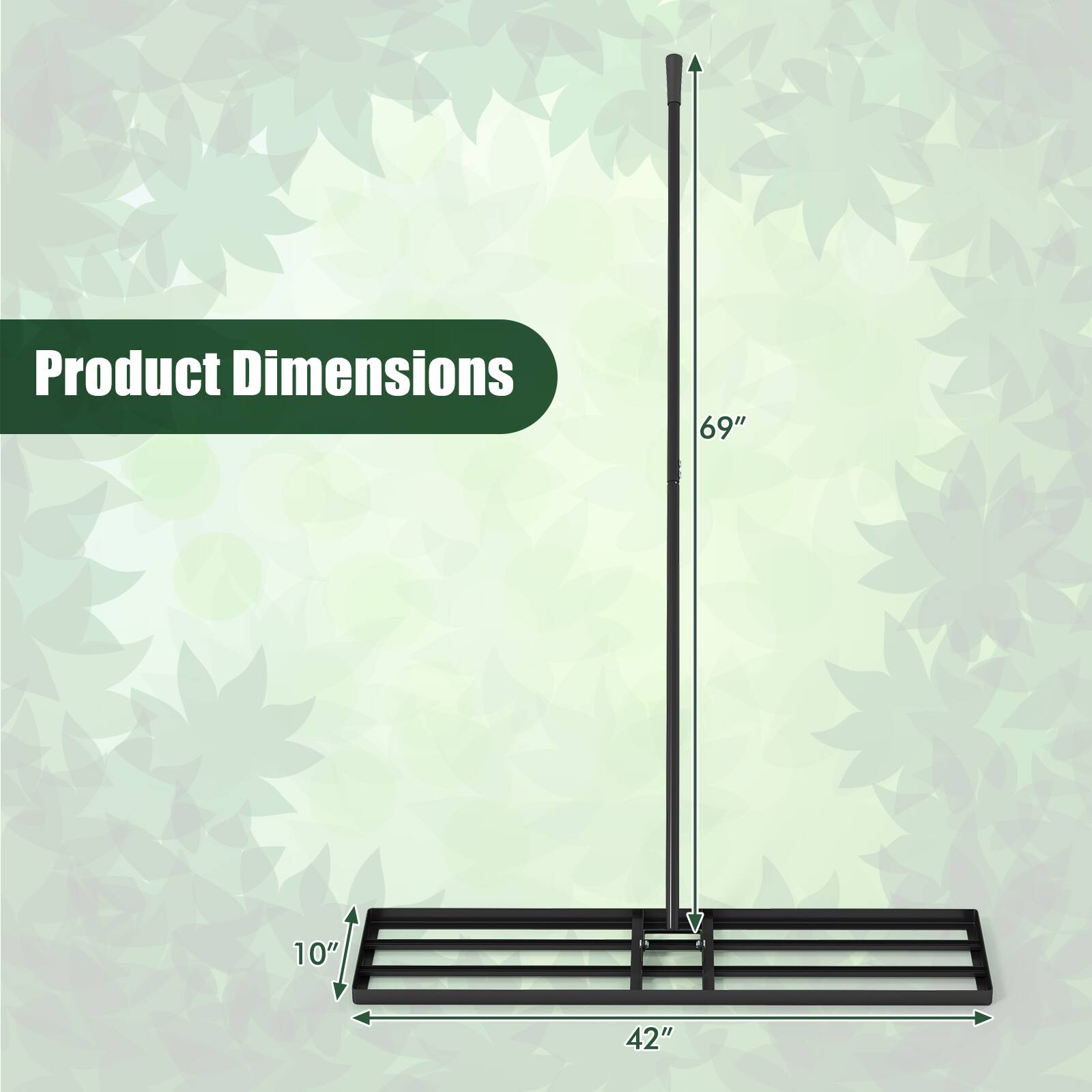 Product Dimensions: 69" x 10" x 42"