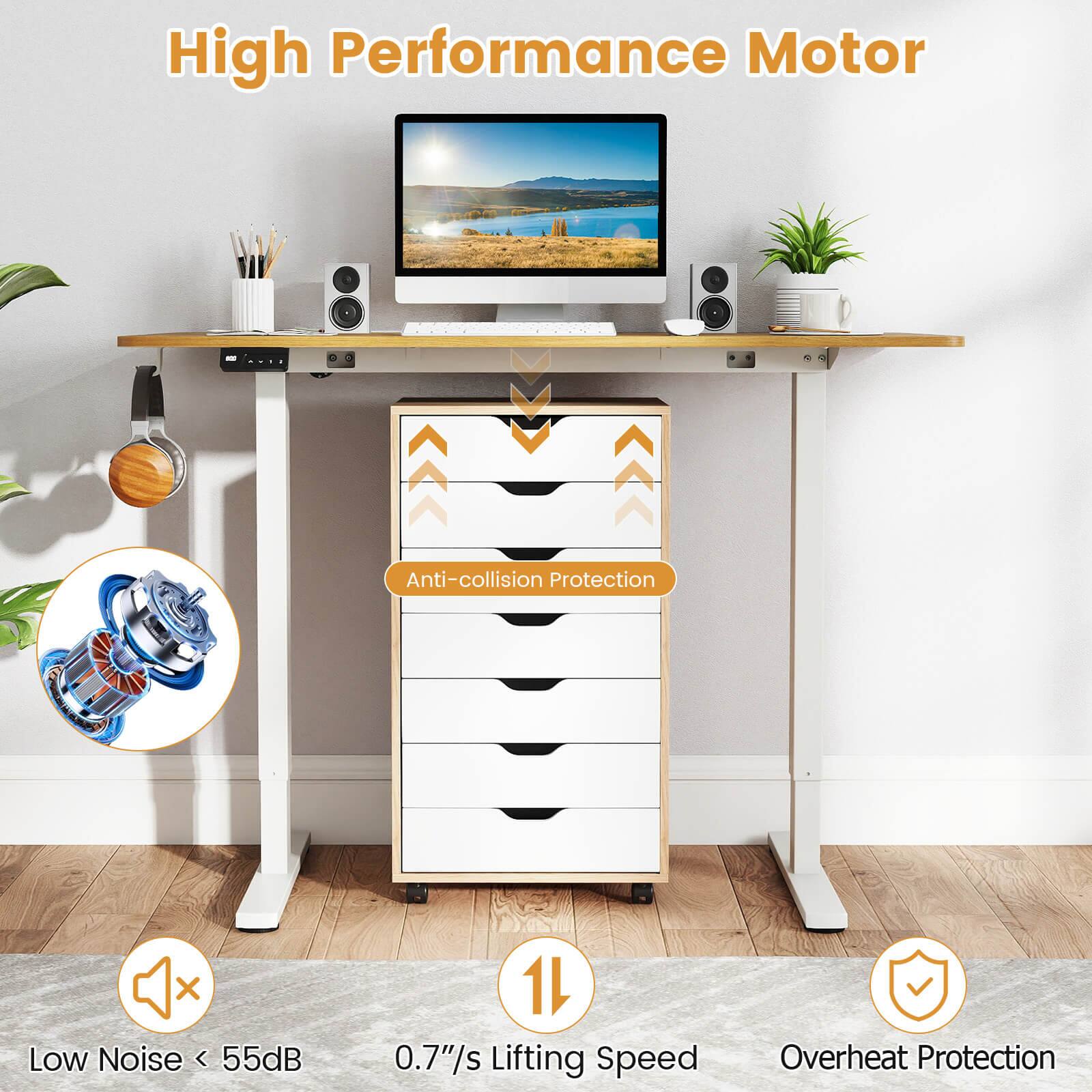 High Performance Motor

- Anti-collision Protection
- Low Noise < 55dB
- 0.7"/s Lifting Speed
- Overheat Protection