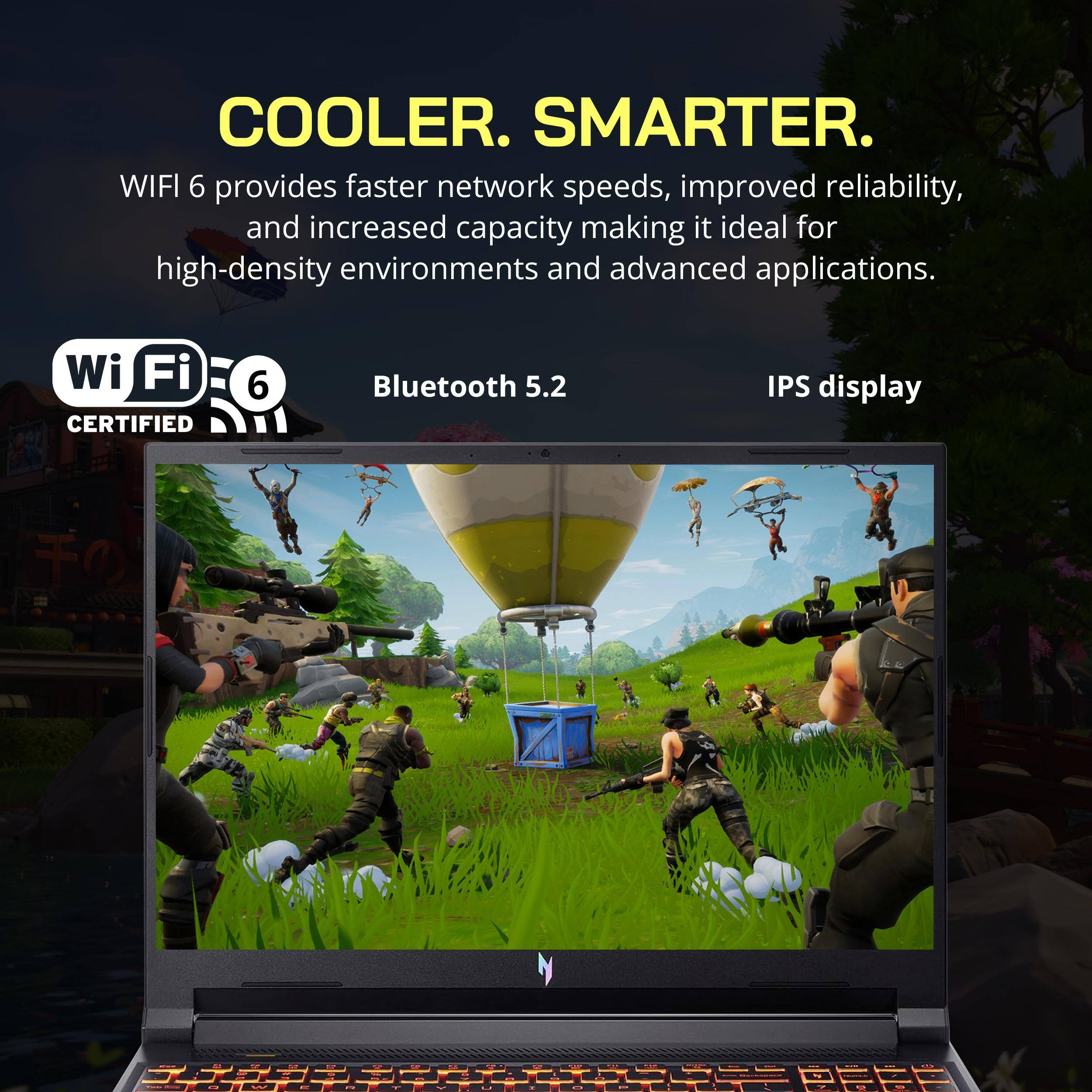 COOLER. SMARTER.  
Wi-Fi 6 provides faster network speeds, improved reliability, and increased capacity making it ideal for high-density environments and advanced applications.  
Wi-Fi CERTIFIED 6  
Bluetooth 5.2  
IPS display