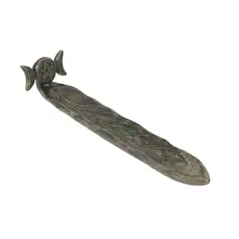 Veronese Design - Triple Moon Pentacle Finished Stick Incense Burner Wiccan Pagan - Bronze