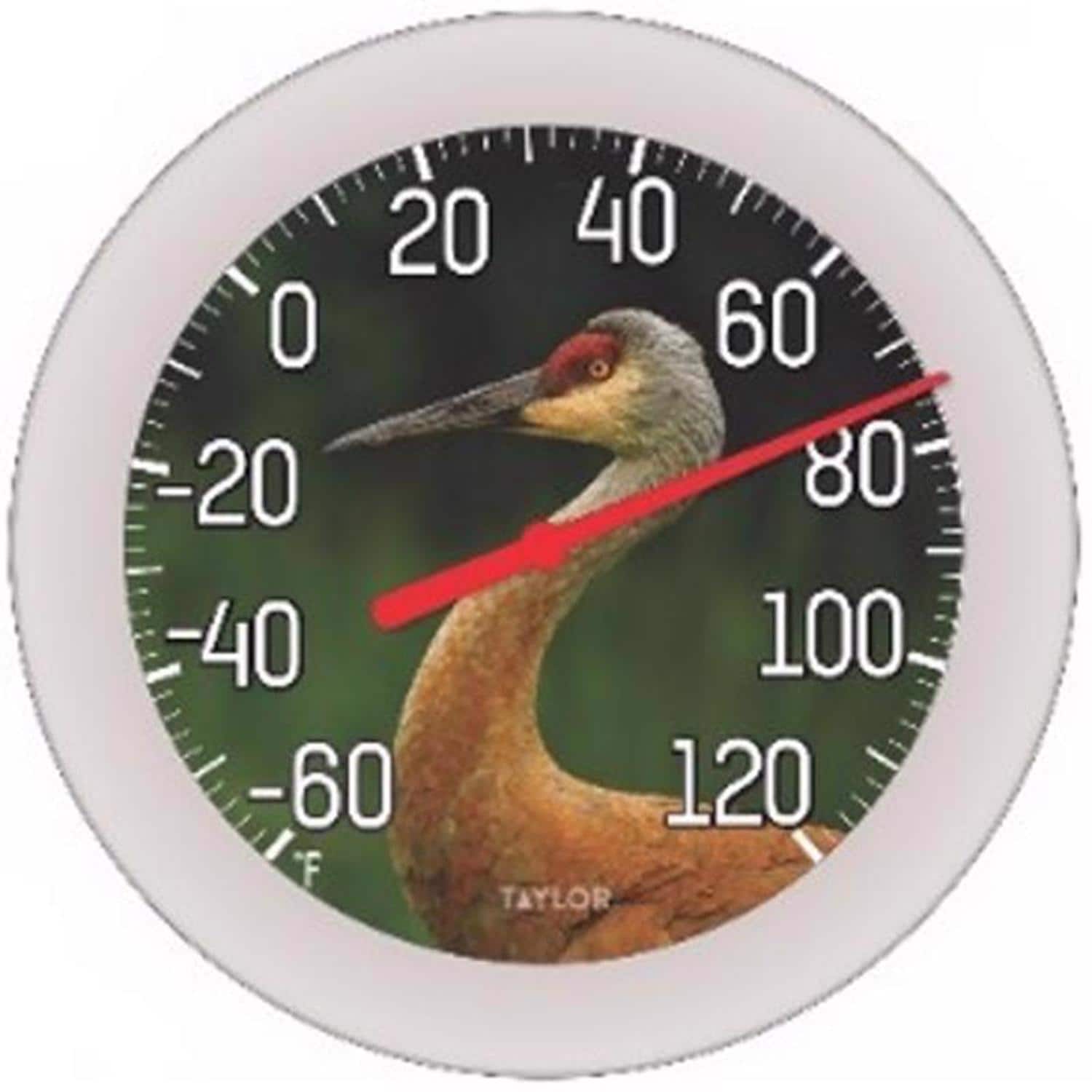 Taylor - Crane Dial Thermometer Plastic Multicolored 8.5 in. - Case of 6