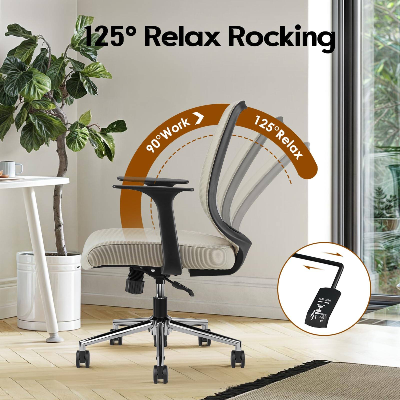 125° Relax Rocking

90° Work

125° Relax