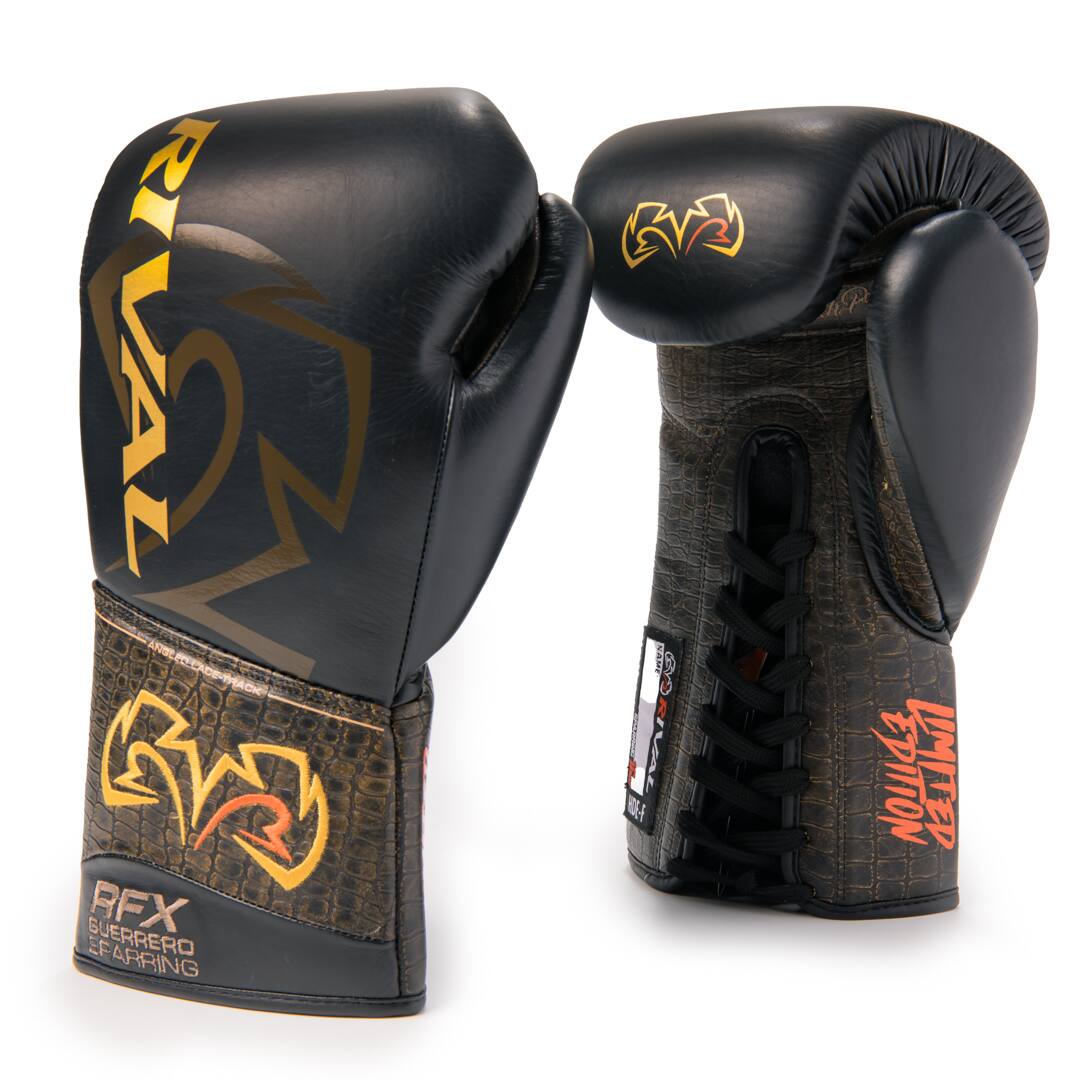 RIVAL Boxing RFX Guerrero HDEF Lace Up Sparring Gloves, 14oz