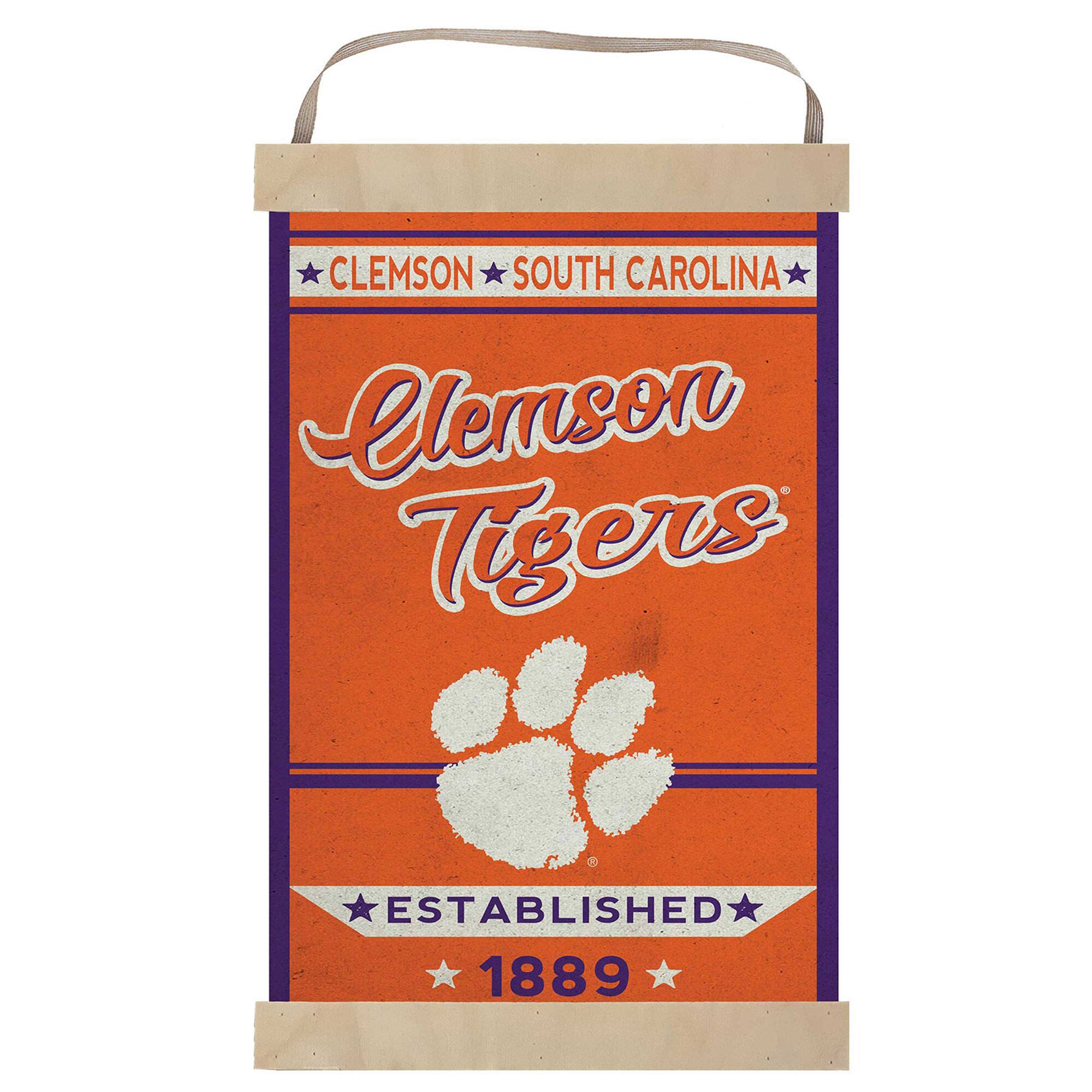 Clemson South Carolina  
Clemson Tigers  
Established 1889