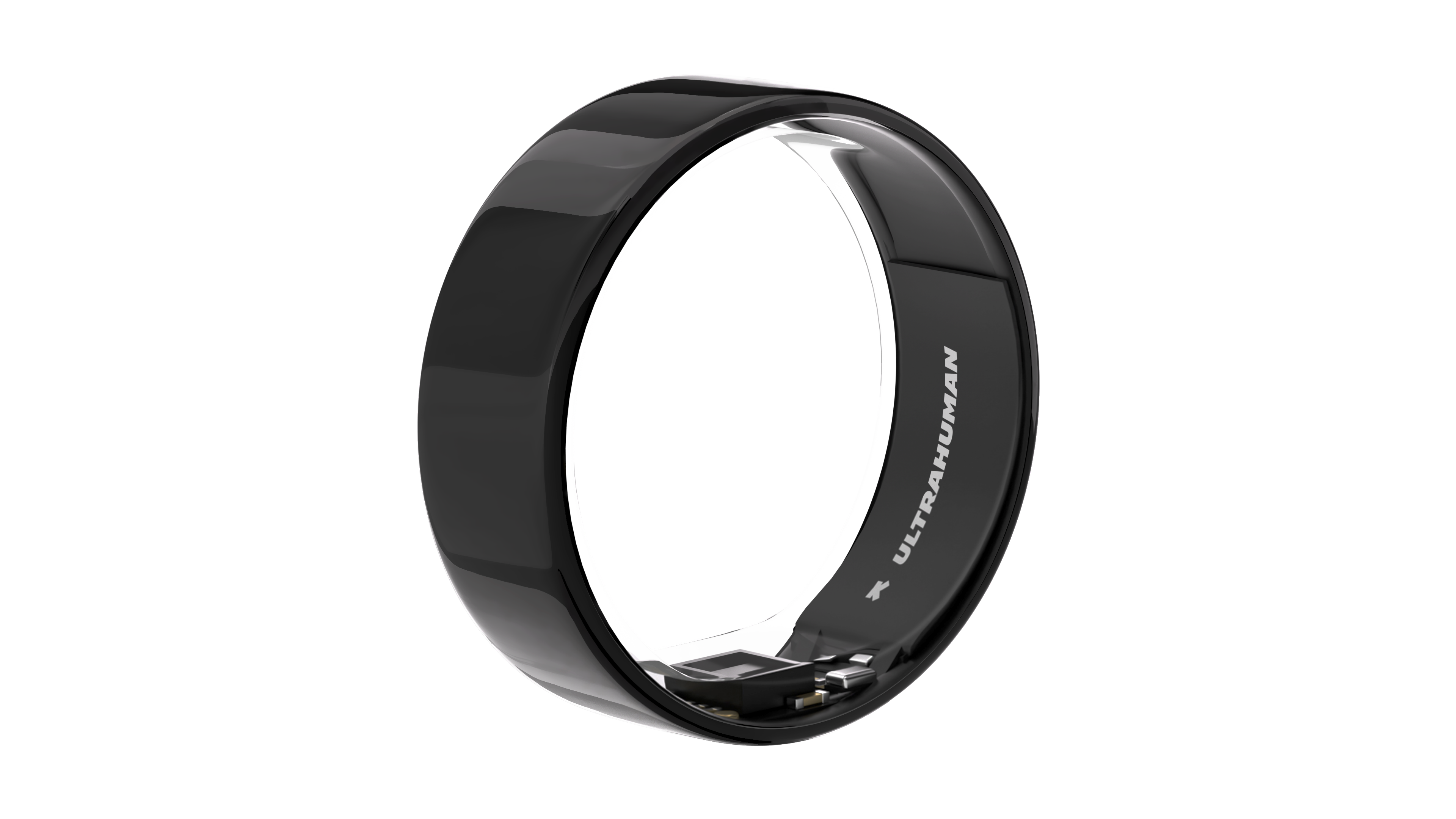 Alt View 5. Ultrahuman - Ring AIR - Smart Ring - Size Before You Buy - Size 10 - Aster Black.
