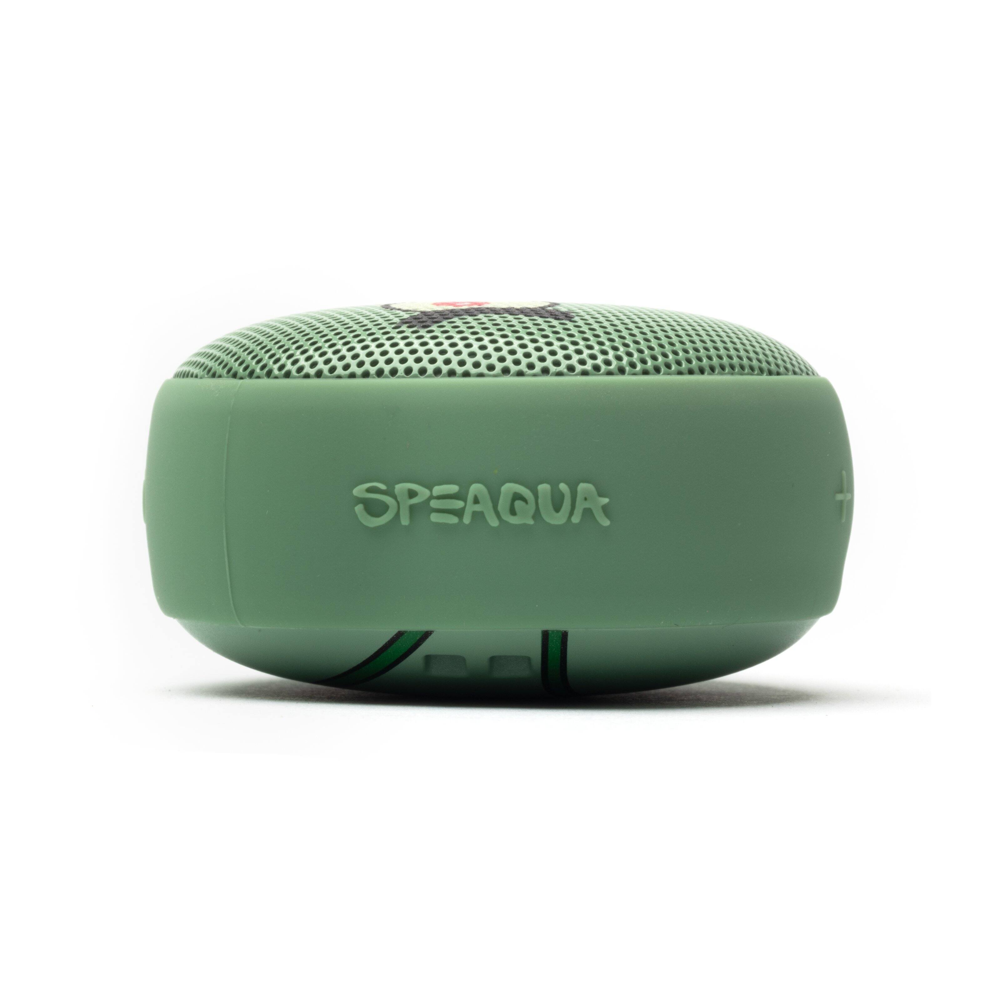 Left. Speaqua - Cruiser Portable Waterproof Compact Bluetooth Speaker - Plankton - Plankton.