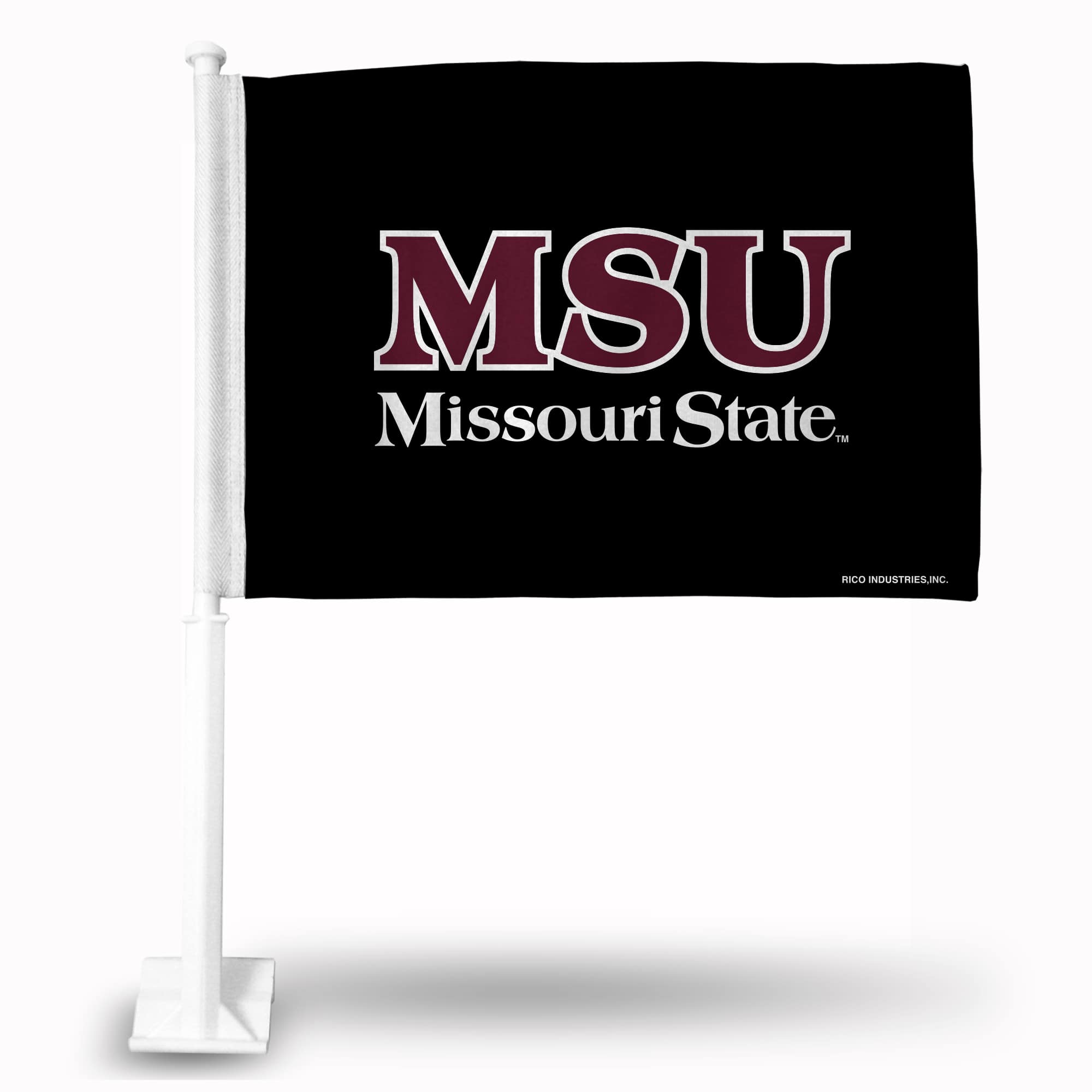 Rico Industries - Missouri State Bears 14x19 Double Sided Window Mount Car Flag - Multi