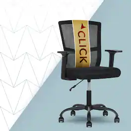 Click365 - Ergonomic Mesh Chair - Black