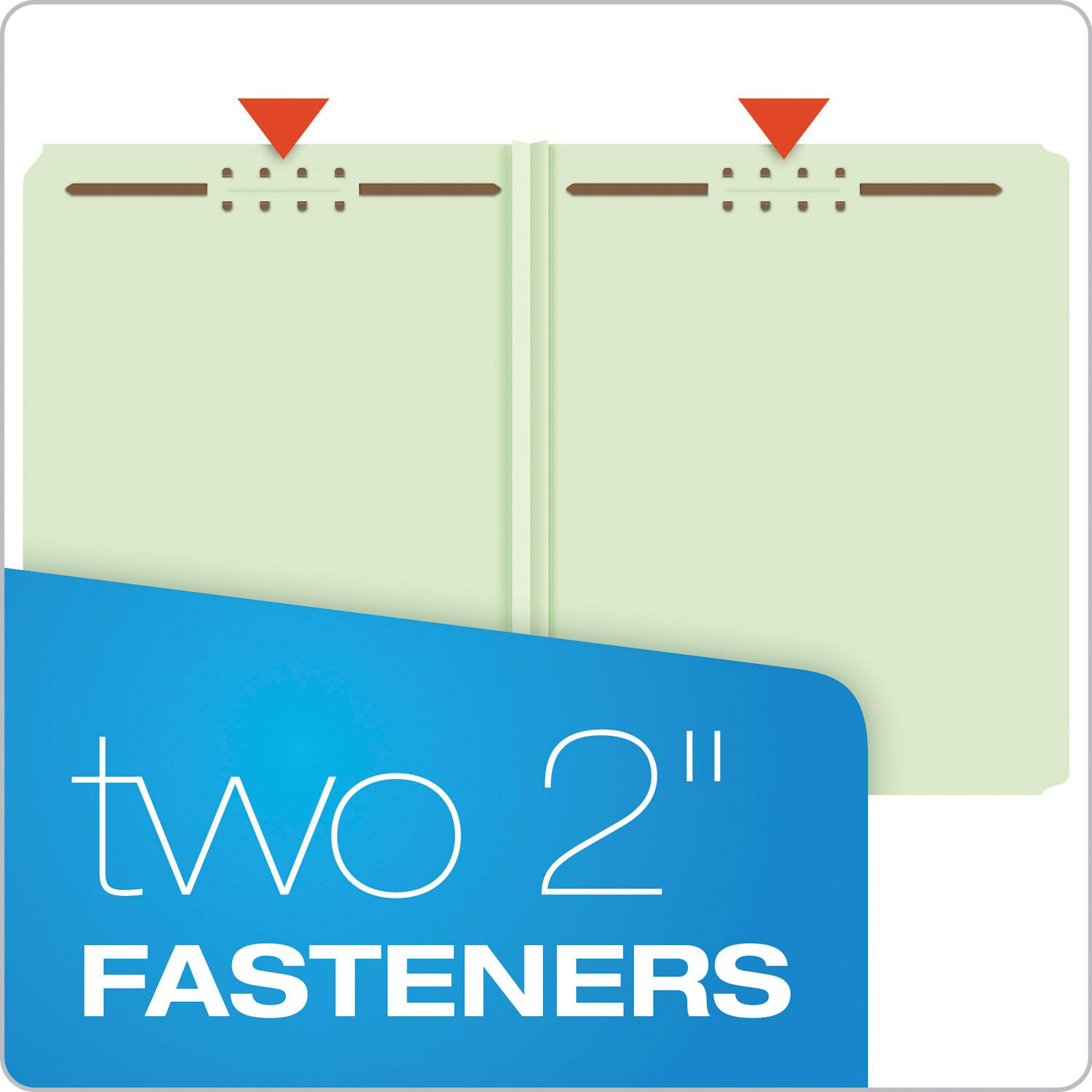 two 2" FASTENERS