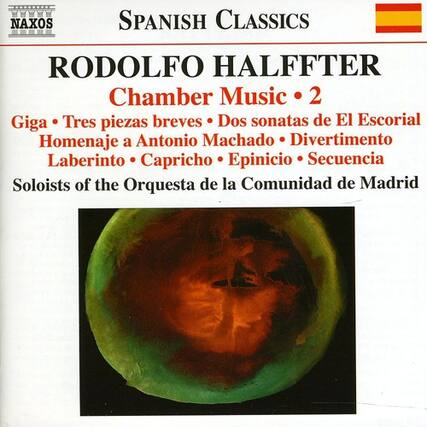 NAXOS
SPANISH CLASSICS
RODOLFO HALFFTER
Chamber Music 2
Giga • Tres piezas breves • Dos sonatas de El Escorial • Homenaje a Antonio Machado • Divertimento • Laberinto • Capricho • Epinicio • Secuencia
Soloists of the Orquesta de la Comunidad de Madrid