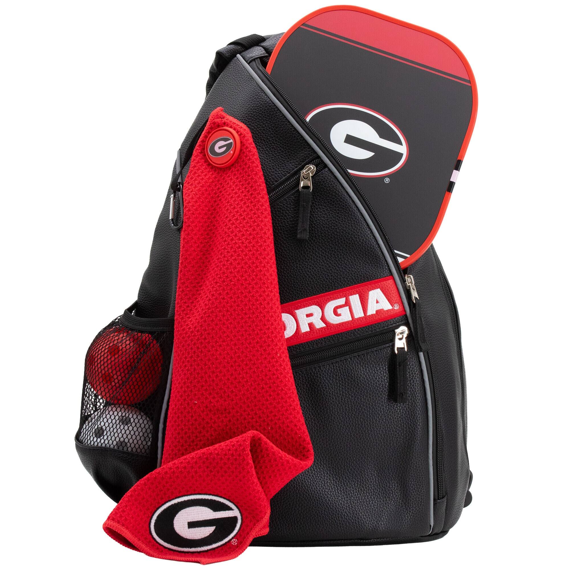 Alt View 3. Team Golf - Georgia Bulldogs Embroidered Team Pickleball Backpack - Multicolor.