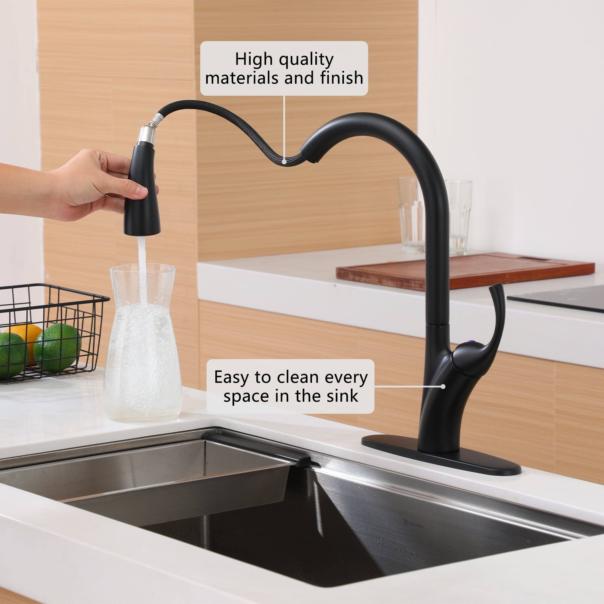 High quality materials and finish

Easy to clean every space in the sink