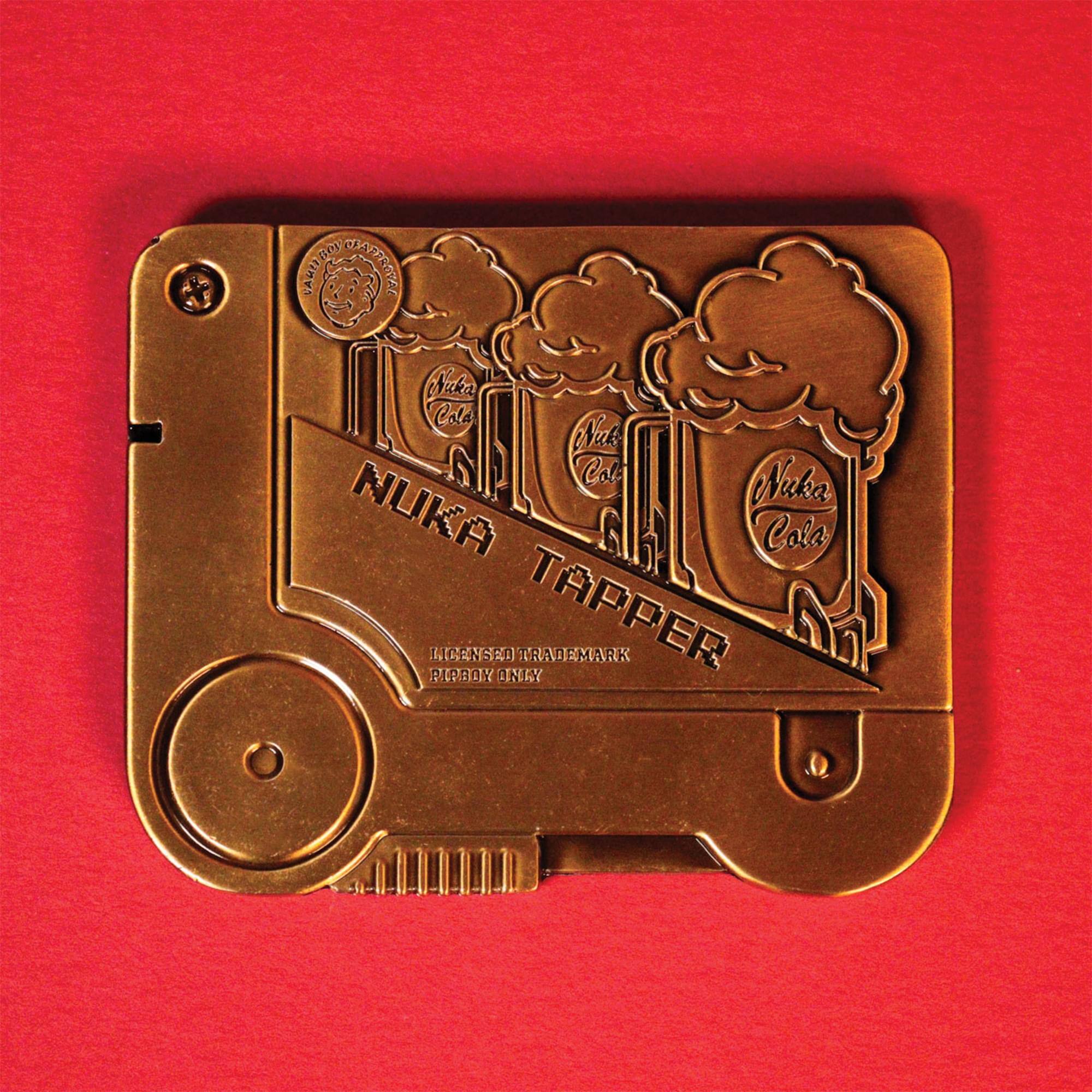 NUKA COLA  
NUKA TAPPER  
LICENSED TRADEMARK  
PLAYBOY ONLY