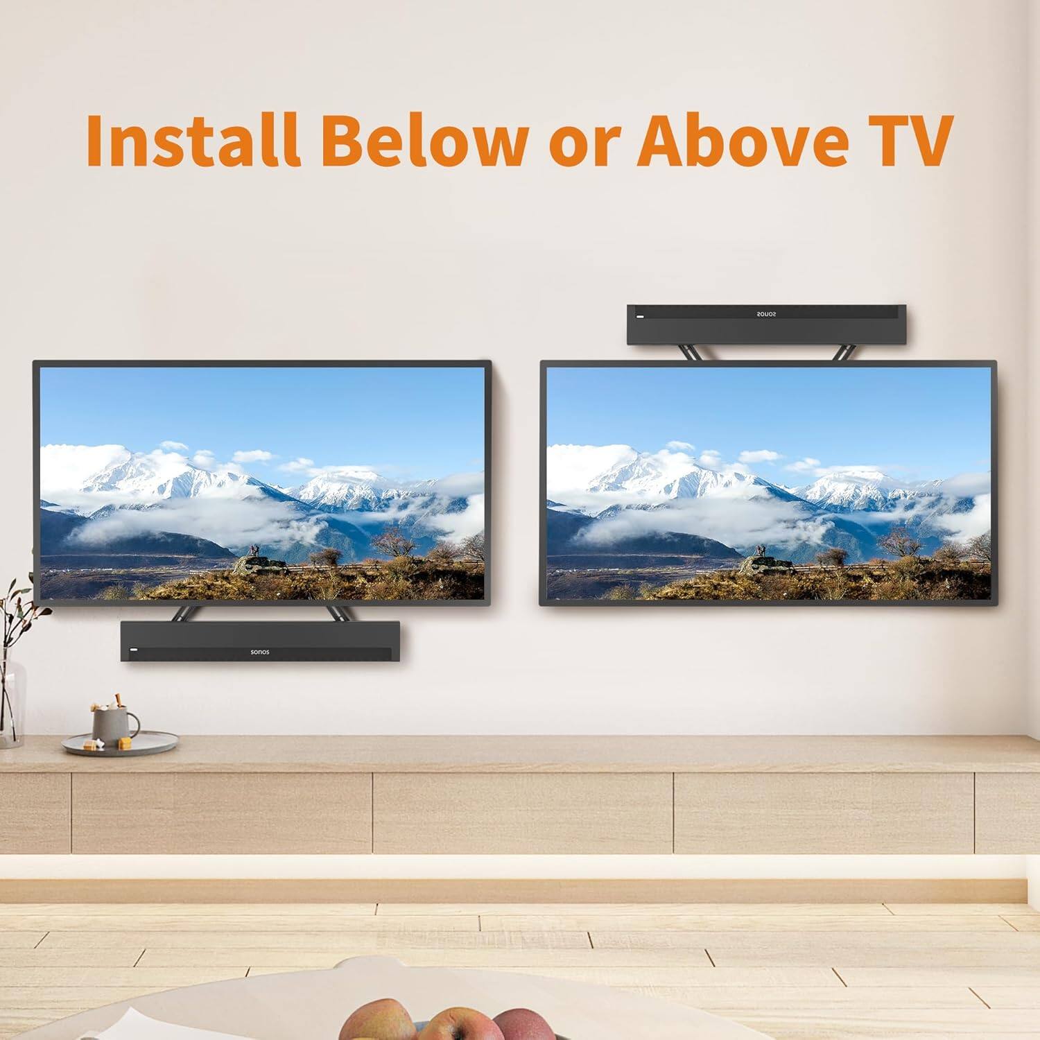 Install Below or Above TV