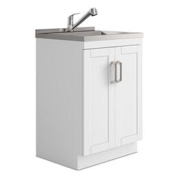 Kyle All-In-One 24-inch Laundry Utility Sink and Cabinet